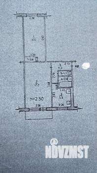 2-к квартира, вторичка, 44м2, 5/5 этаж