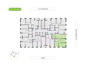 3-к квартира, вторичка, 73м2, 11/23 этаж