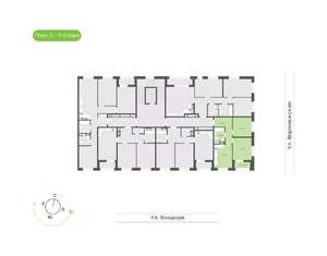 2-к квартира, вторичка, 50м2, 5/9 этаж