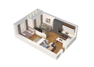 1-к квартира, вторичка, 43м2, 8/15 этаж