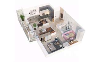 3-к квартира, вторичка, 56м2, 14/23 этаж