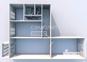 3-к квартира, вторичка, 61м2, 2/5 этаж