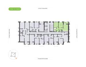 2-к квартира, вторичка, 64м2, 10/12 этаж