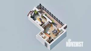 1-к квартира, вторичка, 47м2, 17/23 этаж