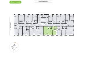 2-к квартира, вторичка, 55м2, 13/16 этаж
