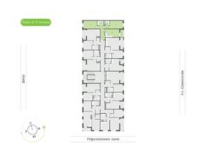 2-к квартира, вторичка, 69м2, 9/9 этаж