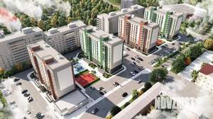 2-к квартира, строящийся дом, 55м2, 6/10 этаж