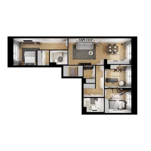 3-к квартира, вторичка, 79м2, 3/10 этаж