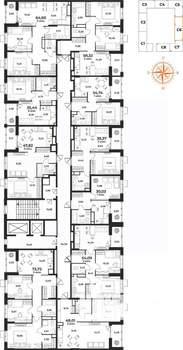 1-к квартира, вторичка, 35м2, 9/10 этаж