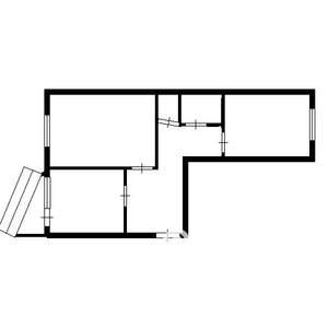 2-к квартира, вторичка, 49м2, 3/9 этаж