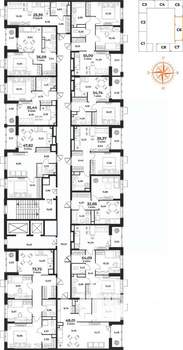 2-к квартира, вторичка, 55м2, 3/10 этаж