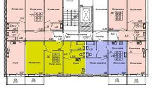 2-к квартира, вторичка, 55м2, 2/10 этаж
