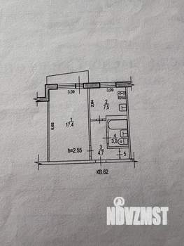 1-к квартира, вторичка, 33м2, 6/10 этаж