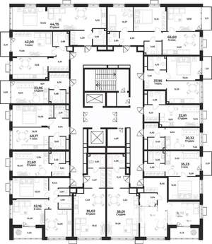 2-к квартира, вторичка, 35м2, 7/10 этаж