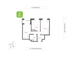 3-к квартира, вторичка, 53м2, 4/24 этаж