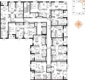 3-к квартира, вторичка, 92м2, 9/10 этаж